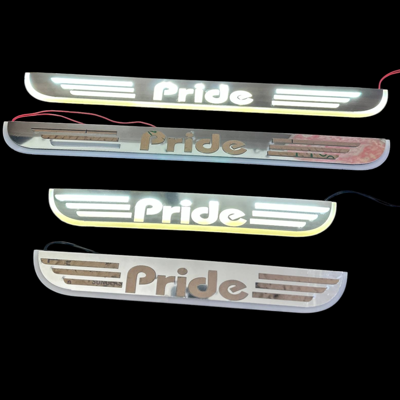 ست کامل پارکابی خودرو چراغدار اقتصادی طرح پراید بسته 4 عددی.. لوکس پراید تزیینات خودرو