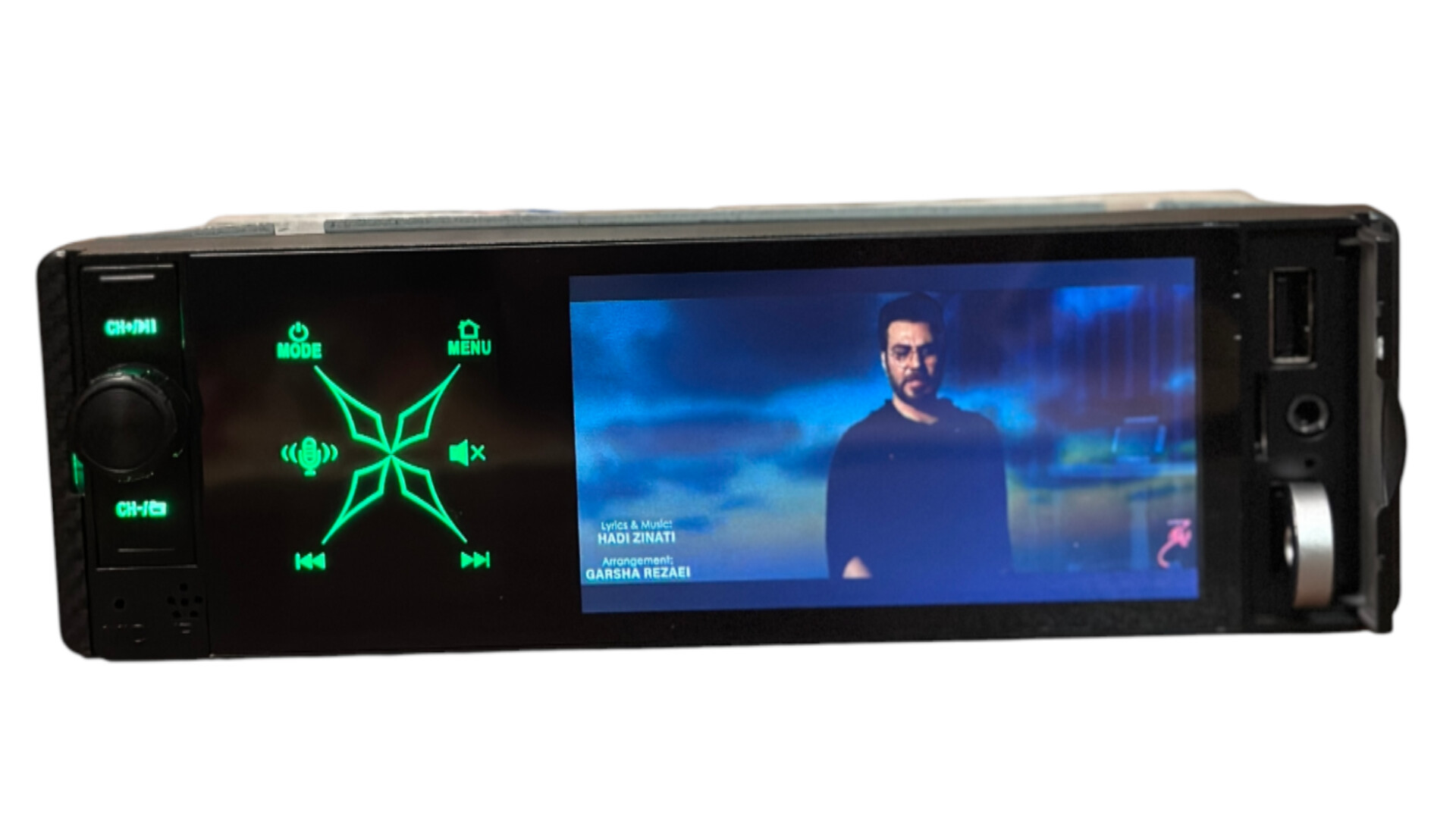 پخش تصویری خودرو لمسی مدل ساووی 4 اینچ.. ضبط تصویری پخش پنل دار مانیتور