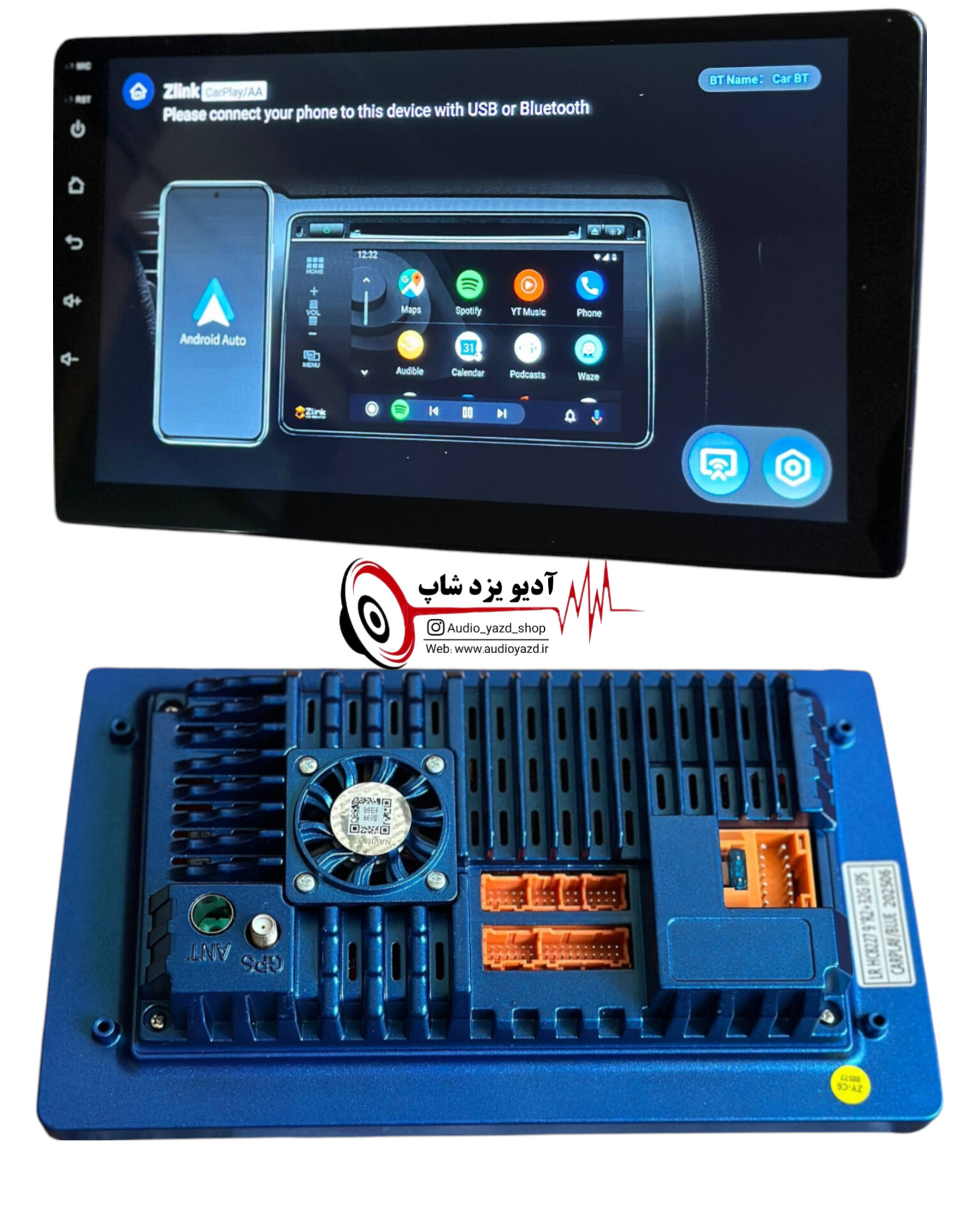 مانیتور 9 اینچ رم 2 حافظه 32 کارپلی دار کارتنی