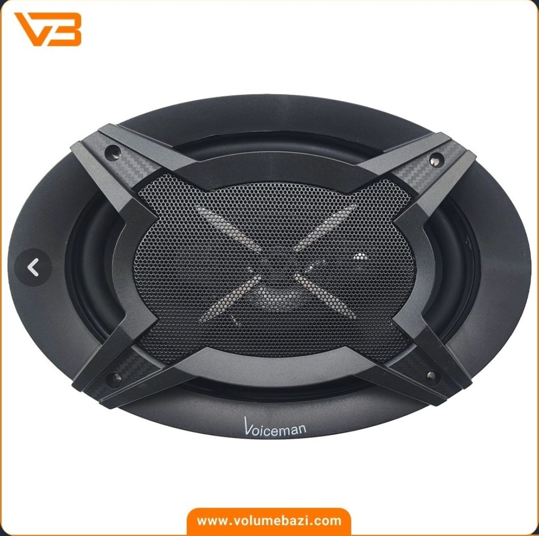 باند بیضی خودرو ویس من مدل V-6940 ظرفیت ۵۵۰ وات بسته ۲ عددی