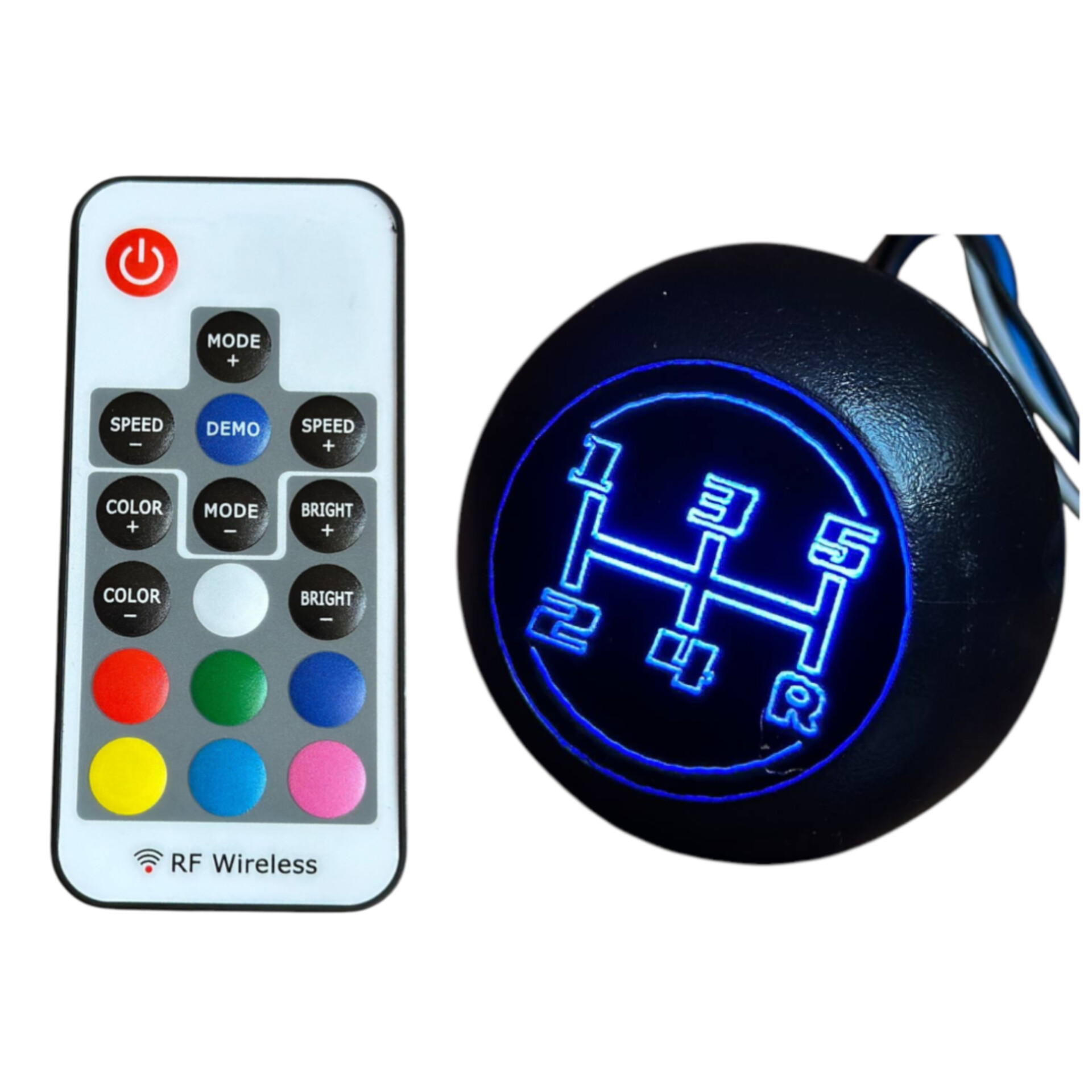 سردنده چراغدار پژو ریموتی کنترل دار.. لوکس ماشین.. تزیینات خودرو دنده سر دنده تزئینات