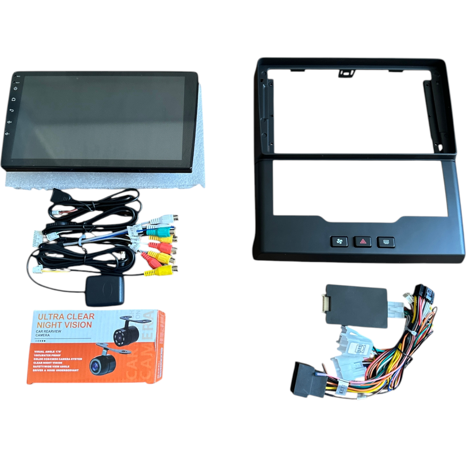 پک کامل مانیتور 9 اینچ پراید 111 با کن باس