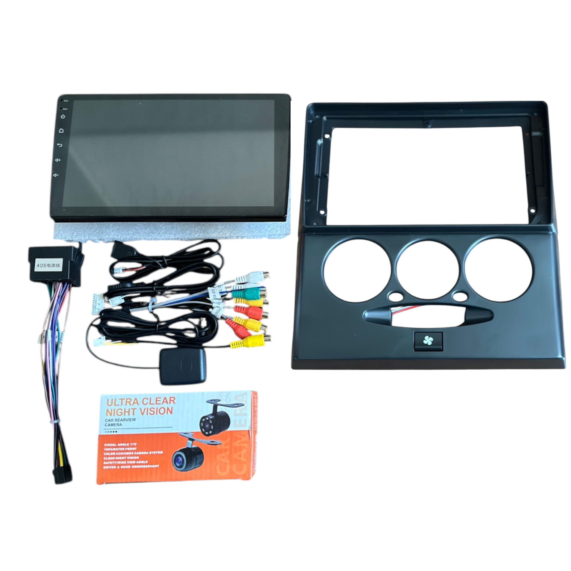 پک کامل مانیتور 9 اینچ پراید داشبورد جدید مدل بالا