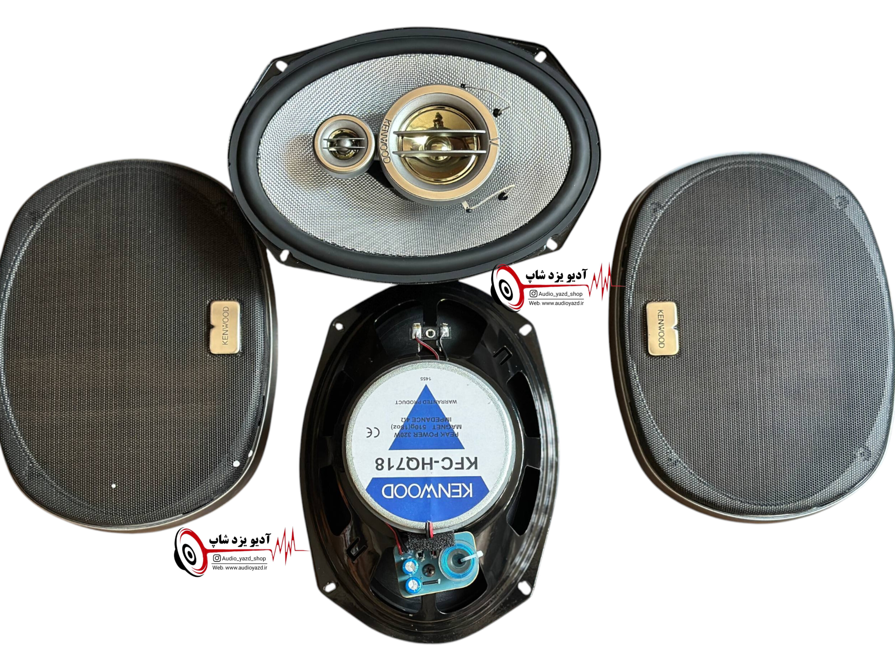 اسپیکر خودرو کنوود مدل KFC-HQ718